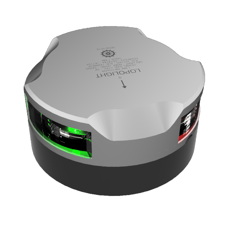 Tri-color, silver anodized